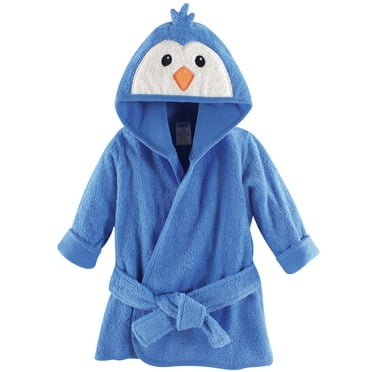 Blue Luvable Friends Sea Character Woven Terry Baby Bath Robe with Slippers